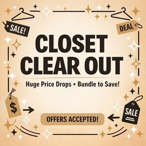 Closet Clear Out! ✨
